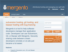 Tablet Screenshot of mergento.com